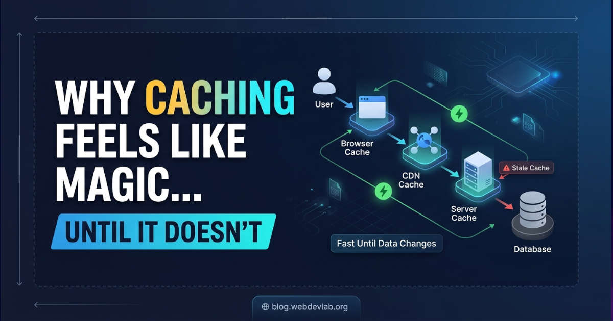 Why Caching Feels Like Magic... Until It Doesn't (A Beginner-Friendly Guide)