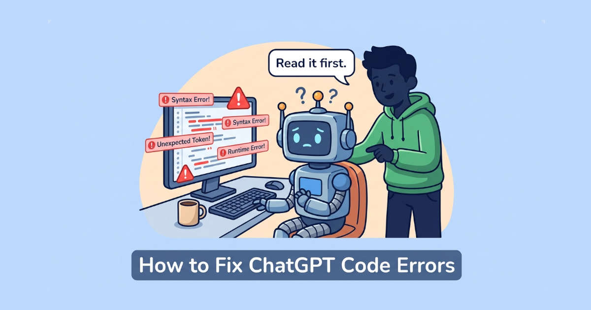 How to Fix ChatGPT-Generated Code Errors