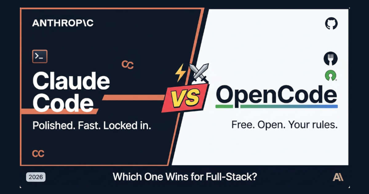 OpenCode vs Claude Code: Which Is Best for Full-Stack Engineers?