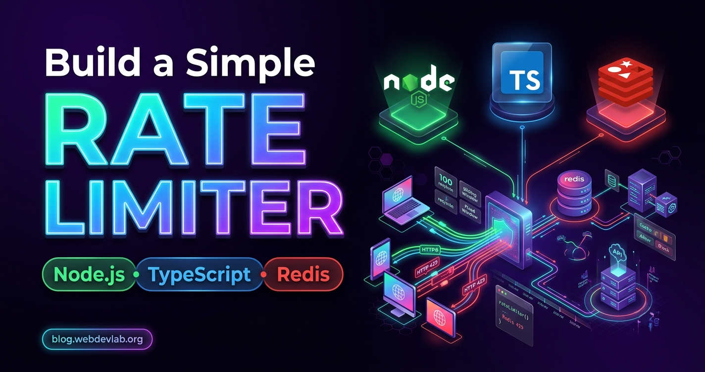 How to Build a Simple Rate Limiter with Node.js, TypeScript, and Redis (Step-by-Step)