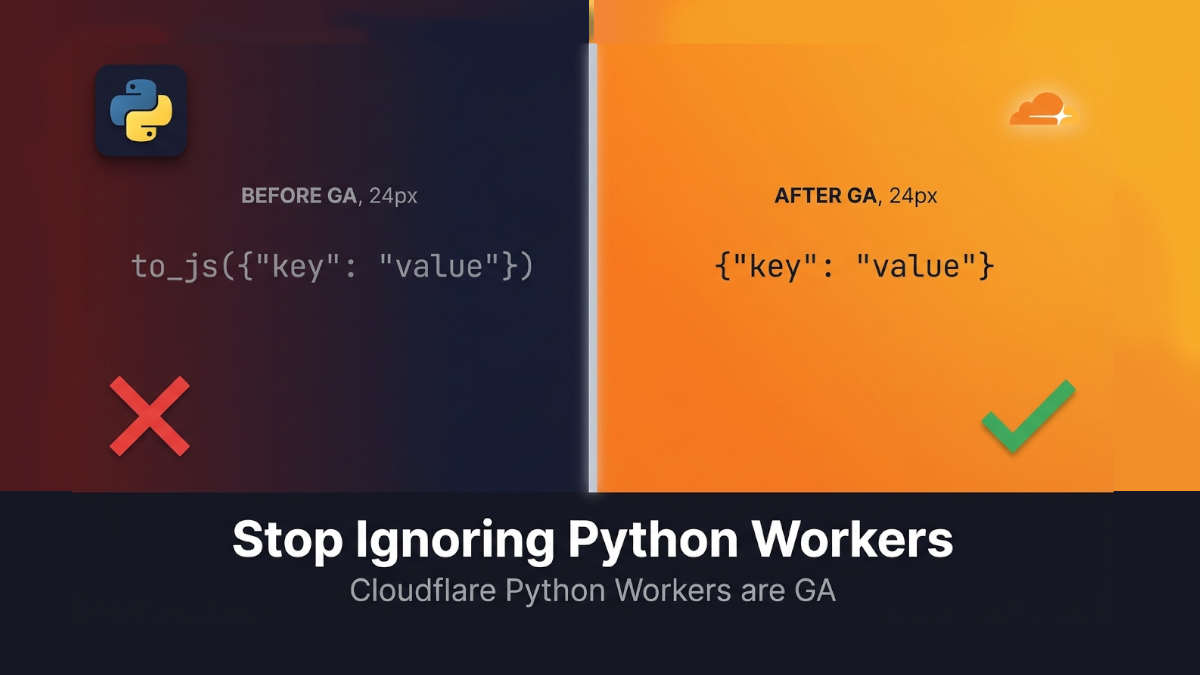 Stop Ignoring Cloudflare Python Workers in 2026